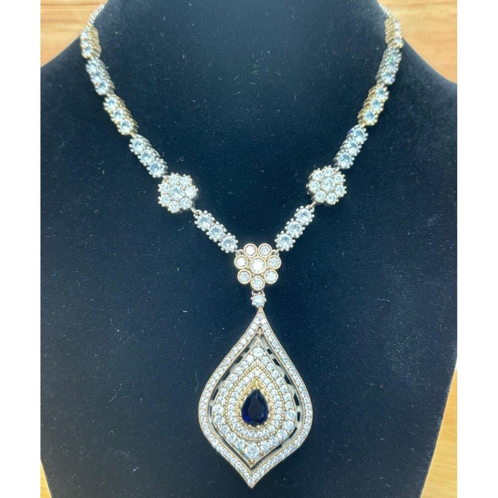 925 Sterling Silver Turkish Vintage Necklace for Women,NEW,Antique,HandmadeGift